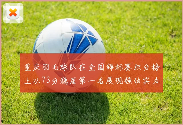 重庆羽毛球队在全国锦标赛积分榜上以73分稳居第一名展现强劲实力