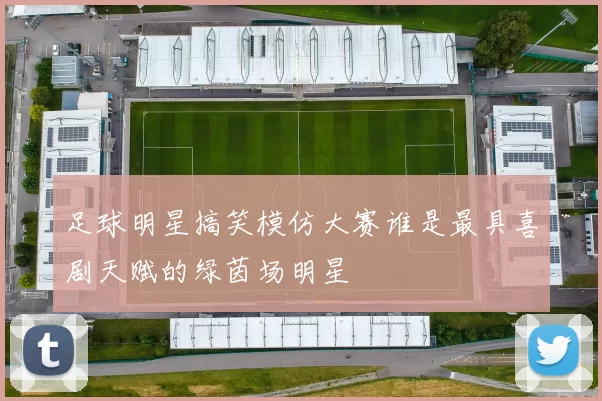 足球明星搞笑模仿大赛谁是最具喜剧天赋的绿茵场明星